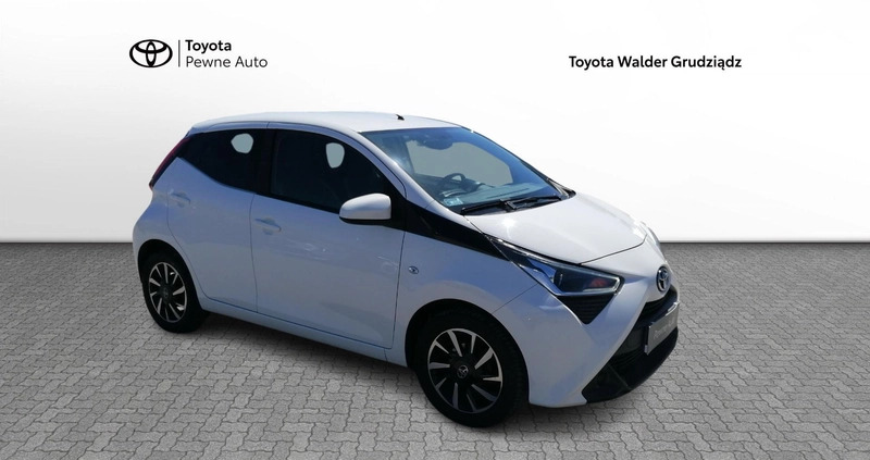 Toyota Aygo cena 45900 przebieg: 67107, rok produkcji 2020 z Grudziądz małe 191